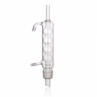 Simax Condenser Allihn Acc. Socket Joint 29/32, 200(L) mm, 4 Coils, Borosilicate Glass, Each Each