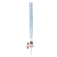 Burette, Acrylic, 50ml, PTFE Stopcock, Each Each