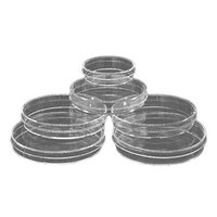 Aptaca Petri Dish with 3 Vents, 140mm Diameter, with Lid, Sterile, Recyclable Polystyrene, Each Each