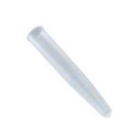Livingstone Conical Test Tubes, 10mL, Graduated with Rim, 16mm Diameter x 100mm, Polypropylene, Each Each