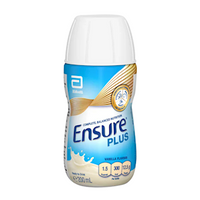 Abbott Nutrition Ensure Plus, 200mL Bottle, Vanilla, 30 Pieces/Carton Carton