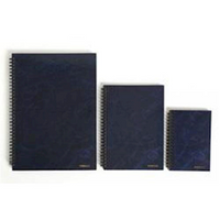 NOTEBOOK A4 TWIN WIRE BLUE INDEXED A-Z EACH Each