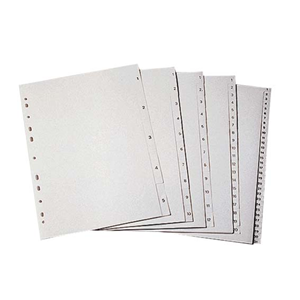 Divider A4 Pvc 1-31 Numbered White Each Set Set