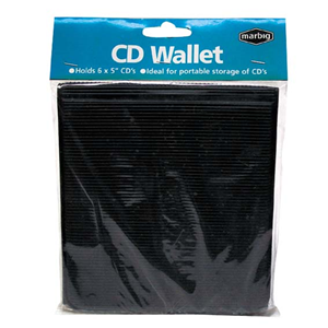 C.D STORAGE WALLET 6 CAPACITY EACH Each