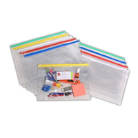 CLEAR CASE A4 PVC 335X245MM GRN MARBIG EA Each
