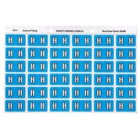 AVERY LATERAL COLOUR CODING LABEL "H" 180/PK Pack