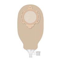 B Braun Flexima 3S Stoma Bag, High Flow, Maxi, 80 mm, 510ml Capacity, Soft Nonwoven Odour-proof Plastic Film, Transparent, 30 Bags/Box Box