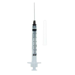 BD Syringe with Precision Glide Thin Wall Needle, Luer Lock, 5mL with 23 Gauge x 32mm, Sterile, 100 Pieces/Box Box