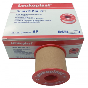 BSN Leukoplast Waterproof Adhesive Rigid Zinc Oxide Tape