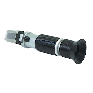 Livingstone Brix Refractometer with ATC, 8-62pct Range, 0.2pct Accuracy, 29 x 148(L) mm, 175g, Each Each