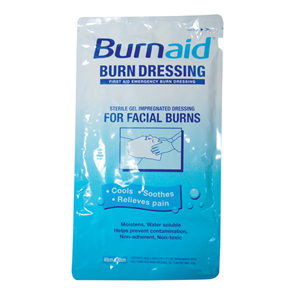 Out of Date Burn Aid Face Mask Dressing 40x30cm Pre-cut Nose Mouth and Eyes Ea, Orig UnopenedCondition Price Discounted While Stocks Last Each