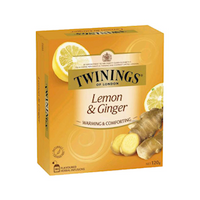 Out of Date, Twinings Lemon and Ginger Tea Bags, 80 Pieces/Pack, Original New Condition, Big Discount, Limited Stock