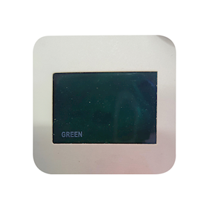 Colour Discs Glass 40mm Green Only Each