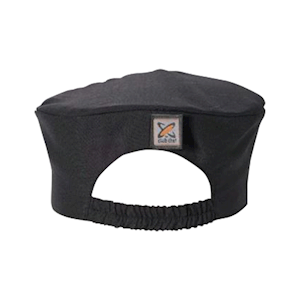Club Chef Traditional Flat Top Hat Black (Skull Cap/Pill Box) Large, Each Each