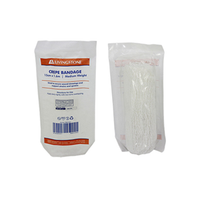 Livingstone Crepe Bandage without Clips, 15cm x 1.6m, Medium Weight, All Cotton, Sterile, 50 Pieces/Carton (Expiry: 31/05/2026)