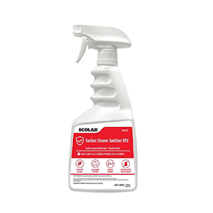Ecolab Surface Cleaner Sanitiser RTU, 750ml, Each