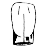 Caulk type crowns D4 loose Each