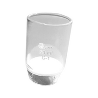 Liv Gooch Crucible (Filter Crucible) (Sintered Crucible), 50mL, Porosity 1, Borosilicate Glass, Each Each