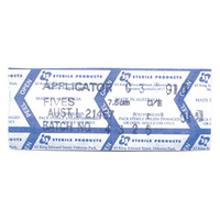 Out of Date, Livingstone Cotton Tip Applicator, Double Tipped, Recyclable Plastic Stem 7.5cm Sterile 5/Pack Discounted While Stocks last Bag