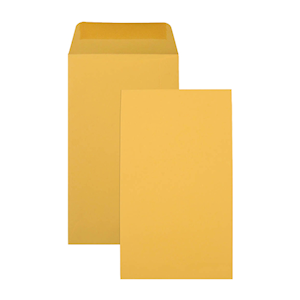 Cumberland Envelopes, 145 x 90mm Pocket Size, Moist Seal, Gold, 500 Pcs/Box