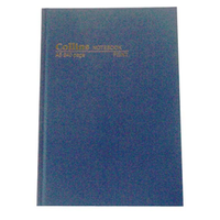 NOTEBOOK COLLINS CASED & SEWN A5 A-Z 384PG EA Each