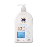 Ego Sunsense Performance Sunscreen Lotion, SPF 50+, 500ml Pump Bottle, Each Each