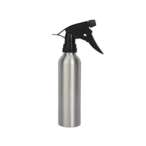 Elite Black Spray Bottle, Silver, Each Each