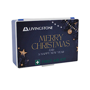 Livingstone Christmas First Aid Kit, Complete Set In Recyclable Plastic Case Each