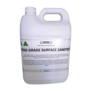 VS Packaging Disinfectant Surface Sanitiser, Food Grade, 5L Bottle, Each Bottle