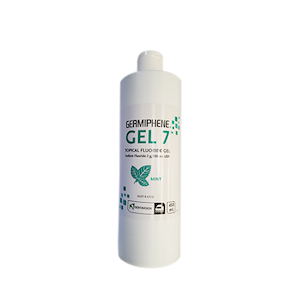Germiphene Gel 7 Fluoride Gel, 450ml Bottle, Mint Flavour, Neautral pH Level, Each Each