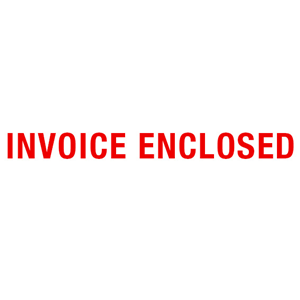 XSTAMPER 1555 INVOICE ENCLOSEDRED EACH Each