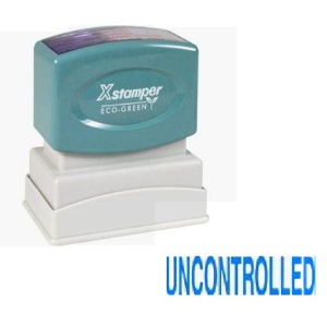 XSTAMPER 1568 UNCONTROLLED BLUE EACH Each