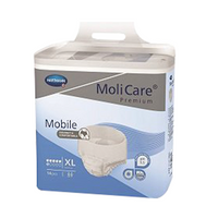 Hartmann Molicare Premium Mobile 6 Drops, 130 - 170cm, 2,140ml, Extra Large, Pull Up, Unisex, 14/Pack Pack