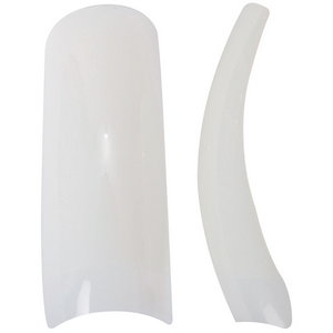 Hawley Nail Tips, Curved Cut Out, Size 3, 50/Pack Pack