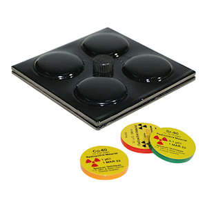 IEC Radioactive Source, 3mm Thick Lead Storage, Holds 4 Radioactive Sources, Each Each
