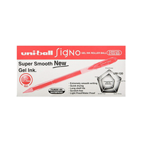 PENS UNIBALL SIGNO JELLYINK RED BOX/12 Box