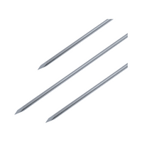 Knight Benedikt Kirschner Wire Trocar, 1.2mm x 150mm, Stainless Steel, Single Tip, 10 Pieces/Pack Pack