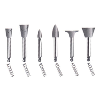 Kenda Hybrid Pre-Polishing, No. 0009, 10 x 1mm, Disc, Right Angle, Grey, 6/Pack Pack