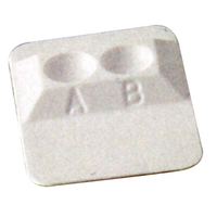 Mixing Wells, 2 Hole, Disposable, 100/Pack Pack