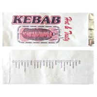 PRINTED KEBAB BAGS 265X100 +40MM 500/PK Pack