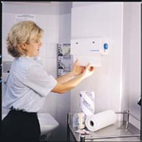 Kimberly-Clark Versa Towel Starter Pack, 1 Dispenser and 1 Towel Roll, 49.5 x 41.5cm, Large, Each Carton