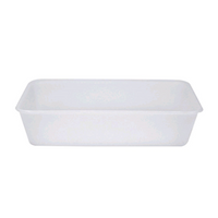 Livingstone Take-Away Rectangular Container, 500ml, Clear, Freezer Grade, Recyclable Plastic, 50/Pack, 500/Carton Carton