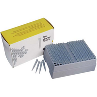 Pipette tips Yellow 5-200 microlitres Gilson Rack 96/Rack Rack
