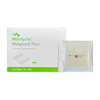 Melgisorb Plus, 5 x 5cm, 10 Pieces/Box Box