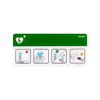 Laerdal Philips AED Awareness Placard, Green, Each Each