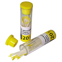Out of Date, Diadent Absorbent Paper Points, ISO Size No.20, Biodegradable, Yellow, 200/Cell Pack, Big Discount, While Stocks last