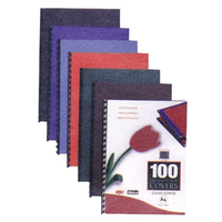 LEATHERGRAIN COVERS MAROON 250GSM PK/100 Pack