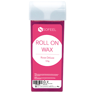 Sofeel Roll On Wax Cartridge, Rose Deluxe, 100g, Each Each