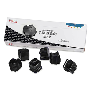 XEROX TONER PHASER 8400 BLACK 6 PACK Box