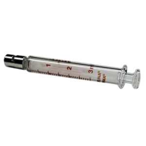 THOMPSON GLASS 3ML SYR/METAL LUER LOCK Each